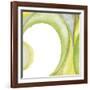 Lime Geometric II-Chris Paschke-Framed Premium Giclee Print