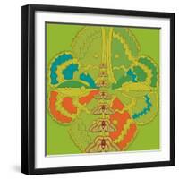 Lime Green Zuca Fantasy-Belen Mena-Framed Giclee Print