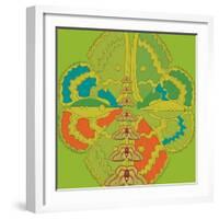 Lime Green Zuca Fantasy-Belen Mena-Framed Giclee Print