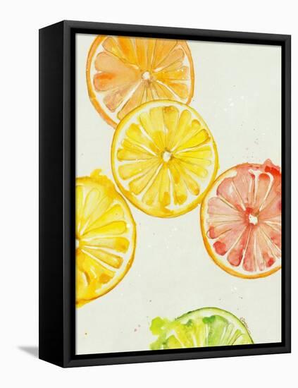 Lime in Around I-Rikki Drotar-Framed Stretched Canvas