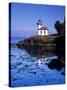 Lime Kiln Lighthouse, Entrance to Haro Strait, San Juan Island, Washington, USA-Jamie & Judy Wild-Stretched Canvas