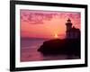 Lime Kiln Lighthouse, Entrance to Haro Strait, San Juan Island, Washington, USA-Jamie & Judy Wild-Framed Photographic Print