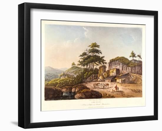 Lime Kilns. a View at Clifton Near Bristol, Gloucestershire, 1798-John Hassell-Framed Giclee Print