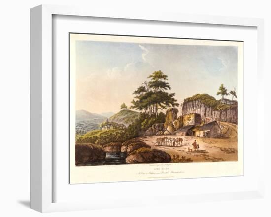 Lime Kilns. a View at Clifton Near Bristol, Gloucestershire, 1798-John Hassell-Framed Giclee Print