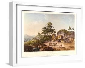 Lime Kilns. a View at Clifton Near Bristol, Gloucestershire, 1798-John Hassell-Framed Giclee Print