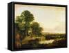 Lime Kilns-William Traies-Framed Stretched Canvas