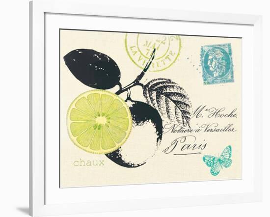 Lime Letter-Z Studio-Framed Art Print