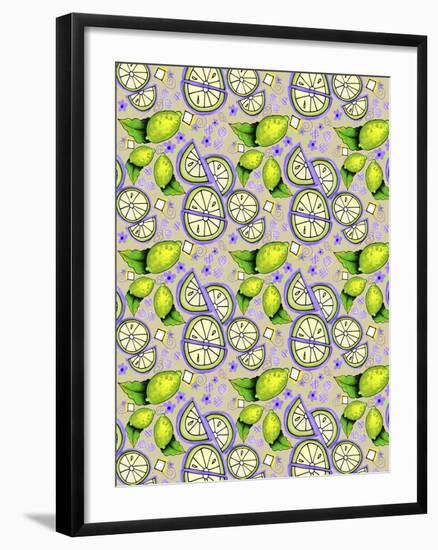 Lime Moscow Mule Flowers-Cyndi Lou-Framed Giclee Print