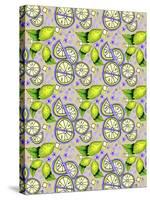 Lime Moscow Mule Flowers-Cyndi Lou-Stretched Canvas