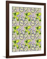 Lime Moscow Mule Flowers-Cyndi Lou-Framed Giclee Print