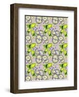 Lime Moscow Mule Flowers-Cyndi Lou-Framed Giclee Print