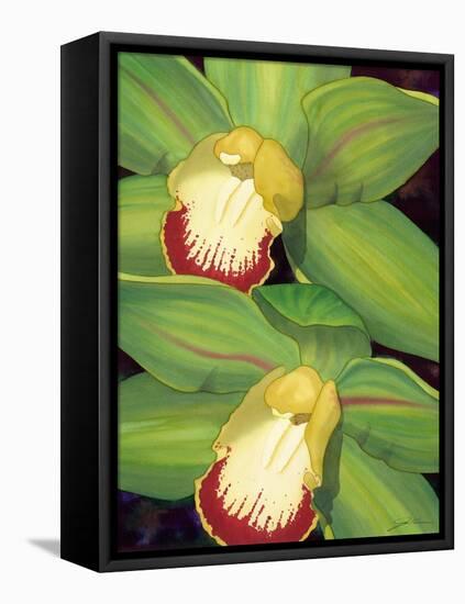 Lime Orchid I-Jason Higby-Framed Stretched Canvas