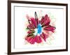 Lime Spash Flower-Elle Stewart-Framed Art Print