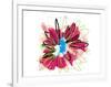 Lime Spash Flower-Elle Stewart-Framed Art Print