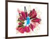 Lime Spash Flower-Elle Stewart-Framed Art Print