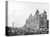 Lime Street, Liverpool, England, Late 19th Century-John L Stoddard-Stretched Canvas