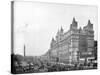 Lime Street, Liverpool, England, Late 19th Century-John L Stoddard-Stretched Canvas