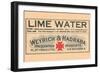 Lime Water-null-Framed Art Print