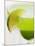 Lime Wedge on Cocktail Glass with Sugared Rim-null-Mounted Photographic Print