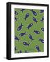 Lime With Purple Fish-Cindy Wider-Framed Giclee Print