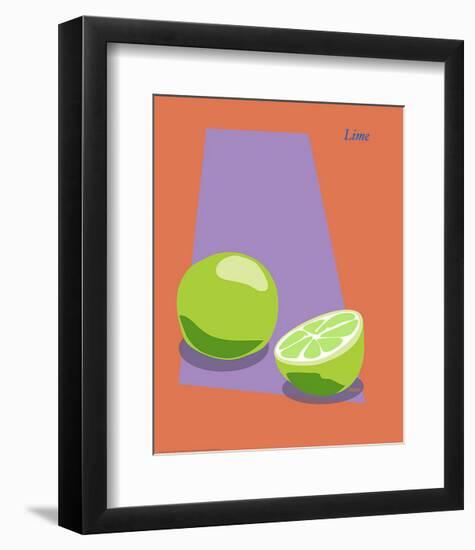 Lime-ATOM-Framed Giclee Print