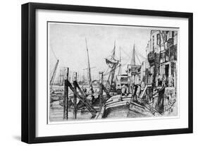 Limehouse, 19th Century-James Abbott McNeill Whistler-Framed Giclee Print