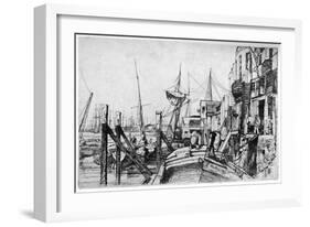 Limehouse, 19th Century-James Abbott McNeill Whistler-Framed Giclee Print