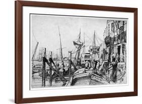 Limehouse, 19th Century-James Abbott McNeill Whistler-Framed Giclee Print