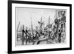 Limehouse, 19th Century-James Abbott McNeill Whistler-Framed Giclee Print