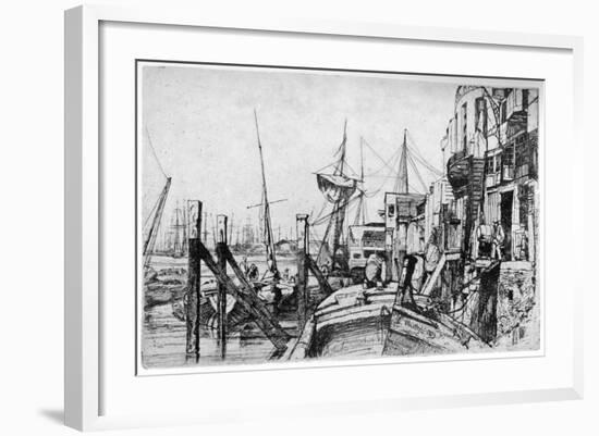 Limehouse, 19th Century-James Abbott McNeill Whistler-Framed Giclee Print