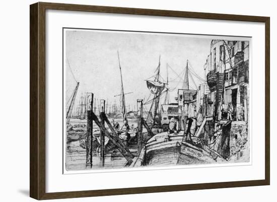 Limehouse, 19th Century-James Abbott McNeill Whistler-Framed Giclee Print