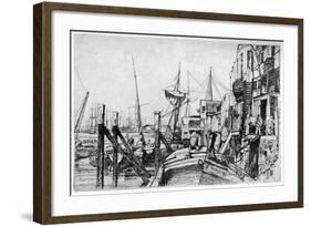 Limehouse, 19th Century-James Abbott McNeill Whistler-Framed Giclee Print