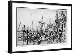 Limehouse, 19th Century-James Abbott McNeill Whistler-Framed Giclee Print