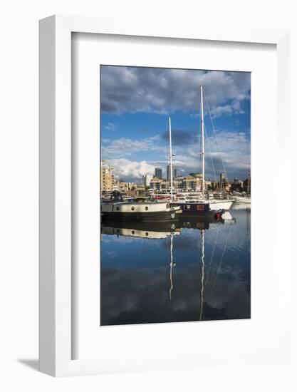 Limehouse Basin, London Borough of Tower Hamlets, East London, England, United Kingdom, Europe-Matthew Williams-Ellis-Framed Photographic Print