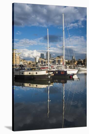 Limehouse Basin, London Borough of Tower Hamlets, East London, England, United Kingdom, Europe-Matthew Williams-Ellis-Stretched Canvas