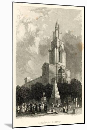 Limehouse Church; St Anne's Church, Limehouse, London-Hablot Knight Browne-Mounted Giclee Print