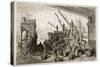 Limehouse Dock, from 'London, a Pilgrimage', Written by William Blanchard Jerrold-Gustave Doré-Stretched Canvas