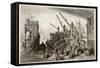 Limehouse Dock, from 'London, a Pilgrimage', Written by William Blanchard Jerrold-Gustave Doré-Framed Stretched Canvas