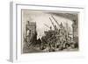 Limehouse Dock, from 'London, a Pilgrimage', Written by William Blanchard Jerrold-Gustave Doré-Framed Giclee Print