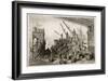 Limehouse Dock, from 'London, a Pilgrimage', Written by William Blanchard Jerrold-Gustave Doré-Framed Giclee Print