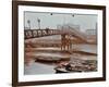 Limehouse Pier, Poplar, London, 1908-null-Framed Photographic Print