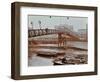 Limehouse Pier, Poplar, London, 1908-null-Framed Photographic Print