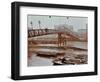 Limehouse Pier, Poplar, London, 1908-null-Framed Photographic Print