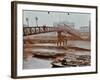 Limehouse Pier, Poplar, London, 1908-null-Framed Photographic Print