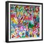 Limelight-Abstract Graffiti-Framed Giclee Print