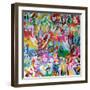 Limelight-Abstract Graffiti-Framed Giclee Print