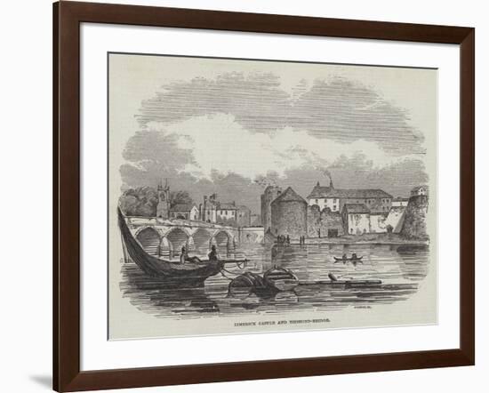 Limerick Castle and Thomond-Bridge-null-Framed Giclee Print