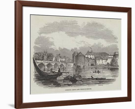 Limerick Castle and Thomond-Bridge-null-Framed Giclee Print