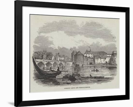 Limerick Castle and Thomond-Bridge-null-Framed Giclee Print