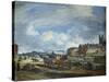 Limerick: Charlotte Quay and George's Quay, Matthew Bridge and the Customs House-William Turner Lond-Stretched Canvas